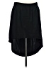 Express 100% Polyester Solid Black Casual Skirt Size M - photo 1