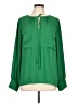 BCBGMAXAZRIA 100% Polyester Green Long Sleeve Blouse Size L - photo 1
