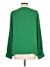BCBGMAXAZRIA 100% Polyester Green Long Sleeve Blouse Size L - photo 2