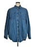Old Navy 100% Cotton Blue Long Sleeve Button-Down Shirt Size XL (tall) - photo 1