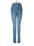 Topshop Solid Blue Jeans Size 28 waist - photo 1
