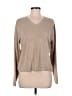 Talbots 100% Silk Tan Silk Pullover Sweater Size M - photo 1