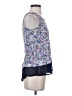 Princess Vera Wang 100% Polyester Blue Sleeveless Blouse Size S - photo 4