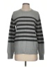 Gap 100% Cotton Stripes Gray Pullover Sweater Size S - photo 1