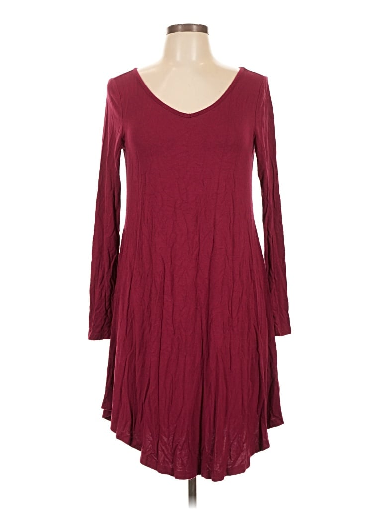 Pre-owned Viishow Casual Dress In Burgundy
