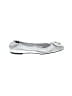 Tory Burch Silver Flats Size 10 - photo 1