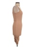 Unbranded Solid Tan Cocktail Dress Size XS - photo 4