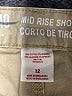 Mossimo Supply Co. Solid Tan Khaki Shorts Size 12 - photo 4