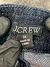 J.Crew Metallic Blue Gray Skort Size 14 - photo 3