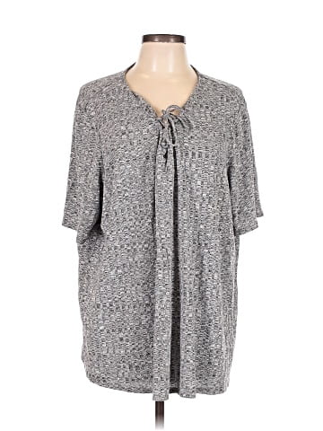 Ava & Viv Short Sleeve Blouse (view 1)