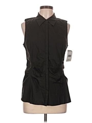 Lafayette 148 New York Sleeveless Button-Down Shirt (view 1)