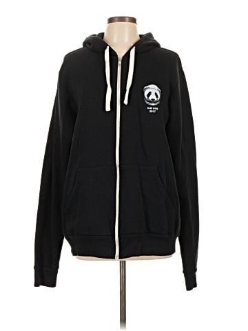 Canvas Zip Up Hoodie (view 1)
