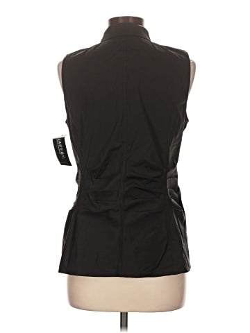 Lafayette 148 New York Sleeveless Button-Down Shirt (view 2)