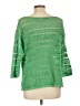 Eight Eight Eight 100% Cotton Green Pullover Sweater Size L - photo 2