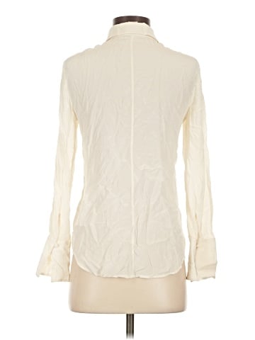Club Monaco Long Sleeve Silk Top (view 2)