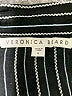 Veronica Beard Stripes Black 3/4 Sleeve Blouse Size 6 - photo 4