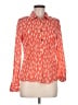 Tory Burch Orange Long Sleeve Blouse Size 8 - photo 1