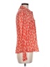 Tory Burch Orange Long Sleeve Blouse Size 8 - photo 4
