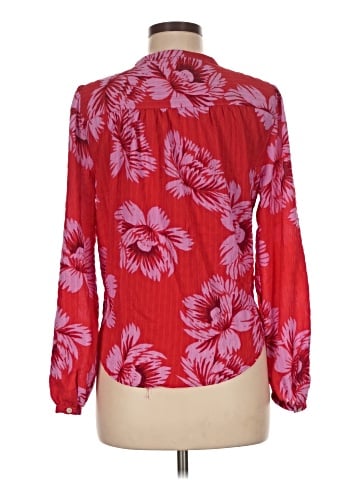 Rose + Olive Long Sleeve Blouse (view 2)