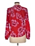 Rose + Olive Red Long Sleeve Blouse Size M - photo 2