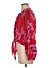 Rose + Olive Red Long Sleeve Blouse Size M - photo 5