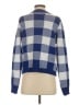 JoFit Checkered-gingham Blue Cardigan Size XS - photo 2