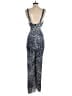 Alexis 100% Rayon Polka Dots Blue Jumpsuit Size M - photo 2