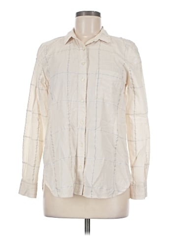 Ann Taylor LOFT Long Sleeve Button-Down Shirt (view 1)