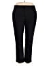 Chaps Solid Black Casual Pants Size 18w - photo 1