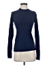 Go Couture Blue Long Sleeve Turtleneck Size S - photo 1