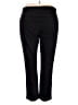 Chaps Solid Black Casual Pants Size 18w - photo 2