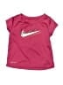 Nike 100% Polyester Pink Active T-Shirt 12-18 MO / 18 MO - photo 1