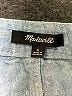 Madewell 100% Linen Blue Shorts Size S - photo 3