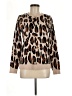 T Tahari Animal Print Brown Pullover Sweater Size M - photo 1