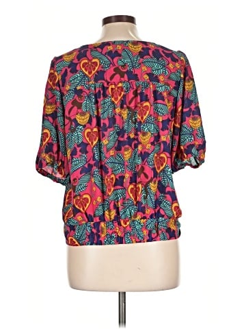 Rose + Olive Short Sleeve Blouse (view 2)