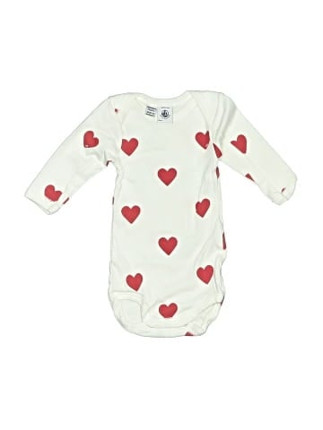 Petit Bateau Long Sleeve Onesie (view 1)