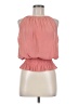 Catherine Malandrino 100% Polyester Pink Sleeveless Blouse Size M - photo 1