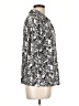 212 Collection Print Silver 3/4 Sleeve Button-Down Shirt Size L - photo 4