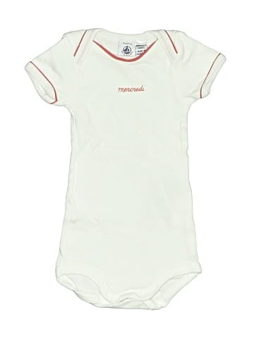 Petit Bateau Short Sleeve Onesie (view 1)