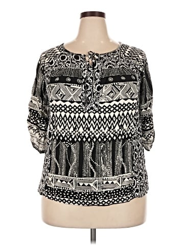 Elementz 3/4 Sleeve Blouse (view 1)