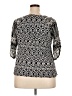 Elementz Black 3/4 Sleeve Blouse Size 2X - photo 2