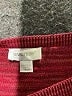 Avenue 100% Cotton Red Burgundy Pullover Sweater Size 18 Plus - photo 7