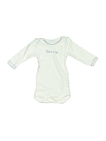 Petit Bateau Long Sleeve Onesie (view 1)