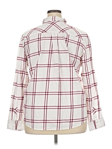 J.Crew Factory Store Long Sleeve Button-Down Shirt (view 2)