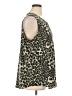 Daniel Rainn Animal Print Ivory Sleeveless Blouse Size XL - photo 4