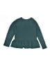 Hanna Andersson Teal Long Sleeve Top Size 10 - photo 2