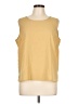 Joanna Yellow Sleeveless Top Size L - photo 1