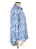 Zara Print Blue Long Sleeve Blouse Size L - photo 4