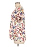 t.la Floral Ivory Short Sleeve Blouse Size L - photo 5