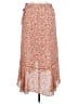 Max Studio 100% Polyester Paisley Orange Casual Skirt Size M - photo 2